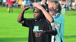 Martin Grelics während einem Fußballspiel in seiner aktiven Zeit